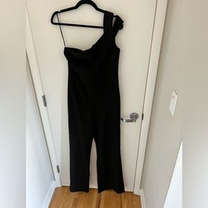 Black Likely One-Shoulder Jumpsuit